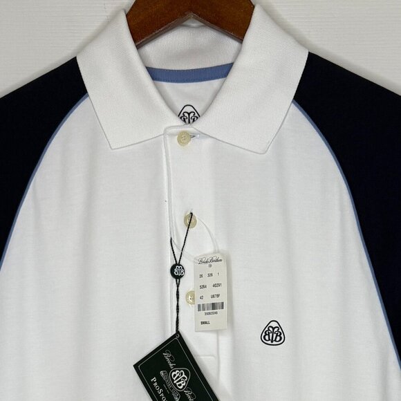 NWT Brooks Brothers Country Club ProSport Polo Shirt Short Sleeve Size Small - Picture 2 of 8